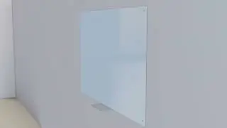 How to install a glass board?