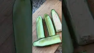 Cucumber BOAT?! 🥒 #food #recipe