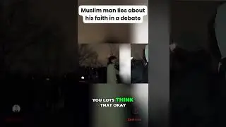 Muslim man lies about his faith in a debate#speakerscorner #godhead #godheadtrinity  #trinity #jesus