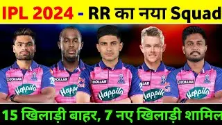 Rajasthan Royals Squad 2024 - Rr Released And Retained Players 2023 || Rr Target Players 2024