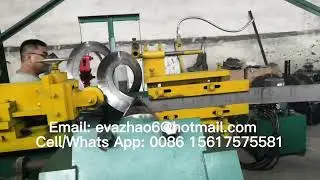 Screw Blade Cold Rolling Machine, Spiral Screw Flights for Harvest, Steel Thickness 2-10mm