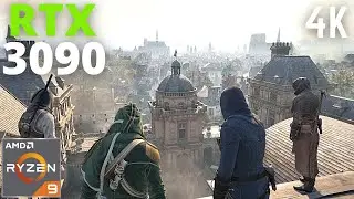 Assassin's Creed Unity: RTX 3090 + Ryzen 9 5950X | 4K | Max Settings