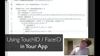 Using TouchID or FaceID in your App
