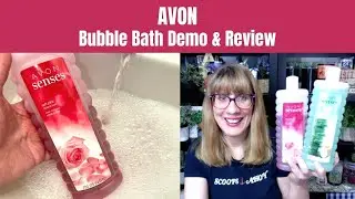 AVON Bubble Bath Demo & Review