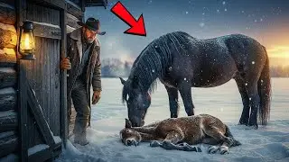 A Wild Black Horse Begged a Farmer to Save a Foal &mdash; The Ending Left Everyone in Tears