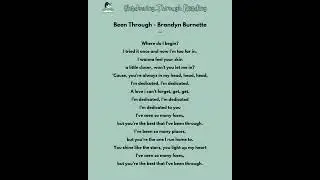 English Shadowing Through Reading | Been Through - Brandyn Burnette (EXO Demo)