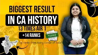 13th Time AIR-1! CA Test Series Breaks All Records | Biggest&nbsp;Result