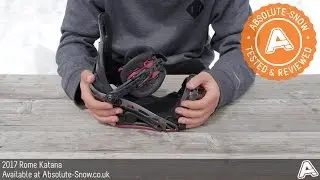 2016 / 2017 | Rome Katana Snowboard Bindings | Video Review