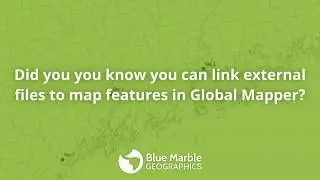 Did you know that you can embed links in your maps in Global Mapper?