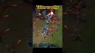 Talon vs Ashe#lol #riot #noxus #gaming #league #talon #ashe #midlane #shorts #short #lofi #gg