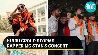 Hindu group creates ruckus at MC Stan concert in Indore; Show stopped midway | Watch