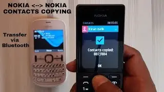 Nokia To Nokia Contacts Copy Transfer Share via Bluetooth