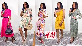 HUGE H&M DRESS HAUL 2020 TRY ON | 💃 Summer NEW Arrivals July/August 2020