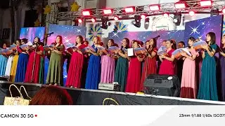 The #CFBC Choir of Clark Field Baptist Church presented a mini concert in Balibago, Angeles City