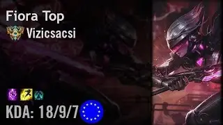 Fiora Top vs Fizz - Vizicsacsi - EUW Challenger Patch 6.9