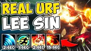 REAL URF IS BACK! LEE SIN URF = INSANE OUTPLAYS (80% CDR) - League of Legends