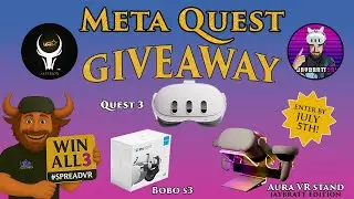 🚨 HUGE META QUEST 3 GIVEAWAY! Win a Quest 3, BoboVR S3 + Asterion Aura JayBratt Edition