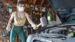 Genius Girl Restores Rusty Agricultural Machinery After Many Year of use for Villagers. P.2