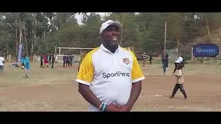 SportPesa’s Mr Japheth Akhulia Speaking During the Tujiamini Unveiling in Nyayo Highrise Estate