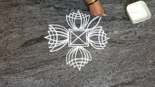 2*2dots navaratri rangoli designs#easyrangoli #puratasipoojakolam#navaratri #viralvideo#puratasi 
