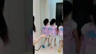 Good news! The kids are going to school on their own