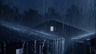 Continuous Heavy Rain with Calm Thunder | Deep Sleep & Anxiety Relief (LIVE)