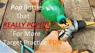 Pop bottle Target Practice Bottles That REALLY POP !!!. Easy.
