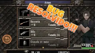 Como Resolver O bug Do Inventário Do Resident Evil 4 Mobile! Download do jogo na descrição!