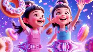 🍩🎉 Munni&rsquo;s Dancing Donut Parade 🎵Fun Food Adventure Song for Kids | Donut Dance Rhyme