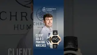 Joe recently assisted a client with the sale of three Panerai watches