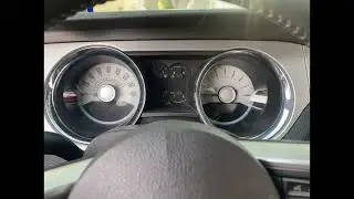 2011 mustang gauge needle reset
