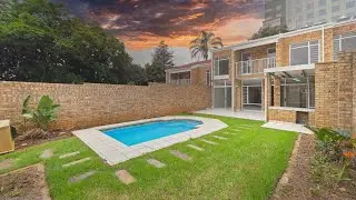 Various Refurbished Large Duplex Sandton Townhouses With Gardens and Private Swimming Pools