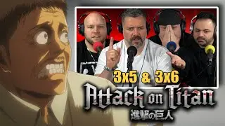 First time watching Attack on Titan reaction episodes 3x5 & 3x6 (Sub)