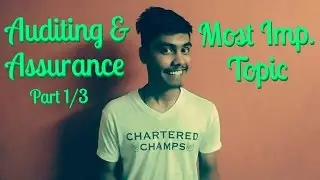 Most Important Topic in CA IPCC Audit & Assurance | Nov 17 | Part 1/3