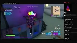 Live Fortinite jogando com inscrito