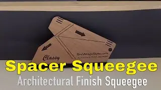 Learn why the Architectural film Squeegee has spacer in the Squeegee handle.