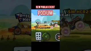 Podium new public event hill climb racing2 #hillclimbracing2 #publicevent #podium