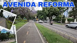 Caminando Por La Avenida Reforma de Guatemala