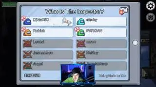 Alexby la caga en Among Us - C&aacute;mara de Rubius, Alexby y Fargan