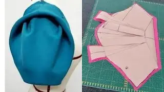 How to Sew sleeve design cutting and stitching.
