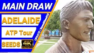⁴ᴷ ATP250 - Mens Seeds Draw Confirmed, Adelaide International | Australian Open #AO2022