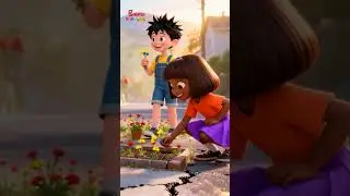 வண்ண பூக்கள் பாடல் - Colorful Flowers Song | Tamil Rhymes for Children | Galatta Kids | Shorts