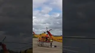 Washing a helicopter AgustaWestland AW139