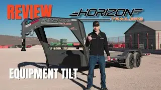 Review on the ETZ Equipment Tilt Trailer | Easy loading and hauling