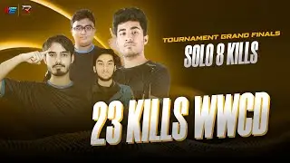 23 kills Chicken Dinner | Solo 8 kills | Tournament Grand Finals | Team 7QRAGE