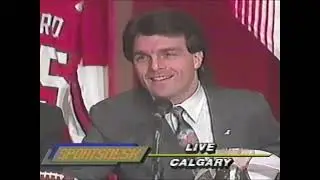 March 23, 1992 - CFL - Doug Flutie signs with the Calgary Stampeders