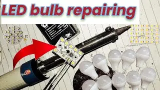 Led bulb repairing, Led driver repairing 9W 18W 30W bulbs repair, Street light repair/SMPS #foryou