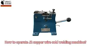 J2-B desktop cold welding machine operation video