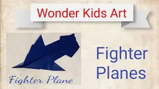 FIGHTER PLANE | PAPER ORIGAMI | PAPER CRAFT | PAPER  PLANE | ART  AND  CRAFT | PAPER  TOYS | PLANE