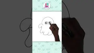 Halloween Ghost Drawing #shrots #howtodraw #drawing #chikiart